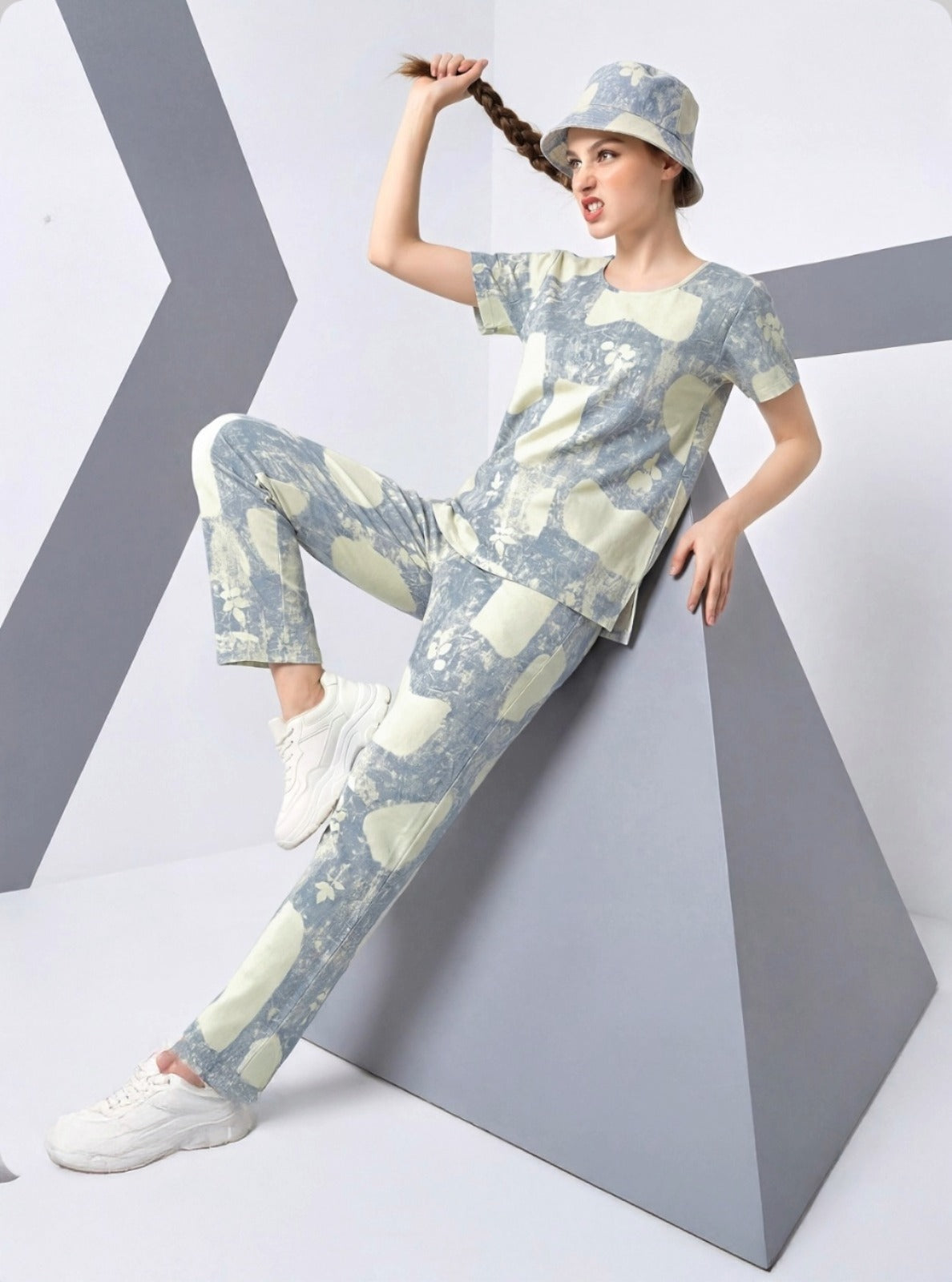 Hosiery Co-ord Set for Women | Soft Stretch Casuals | M to XXL