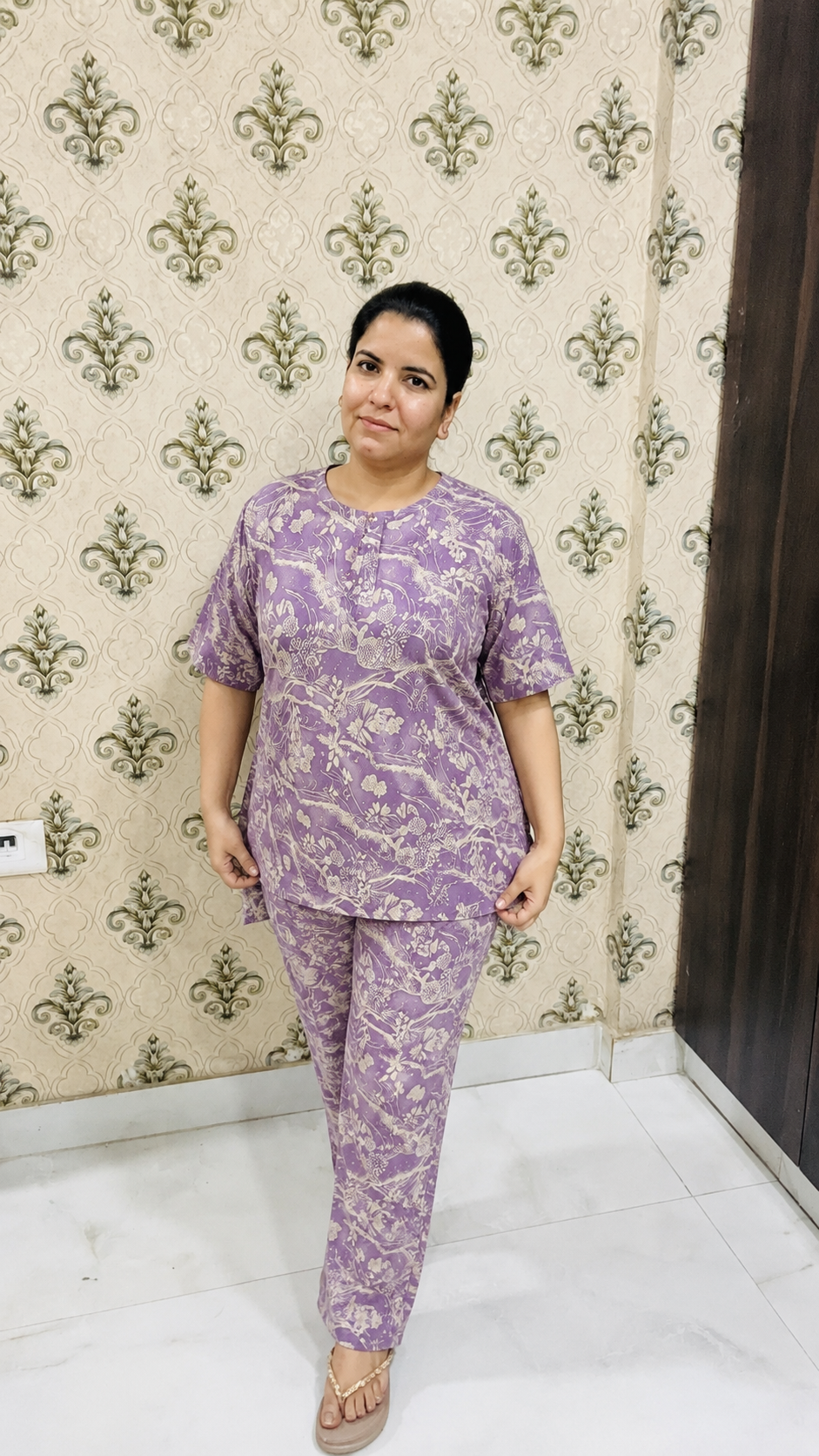 Hosiery Night Suit (Semi Long) – XL to 6XL