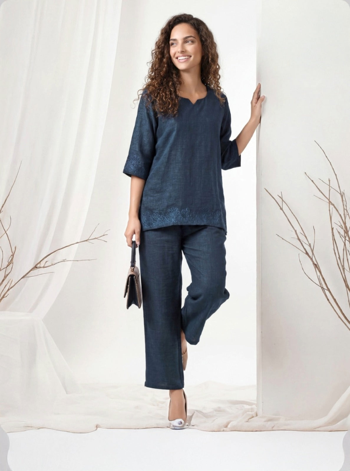 Breezy Linen Co-ord Set for Women | Ethnic &amp; Casual Wear | M to XXL