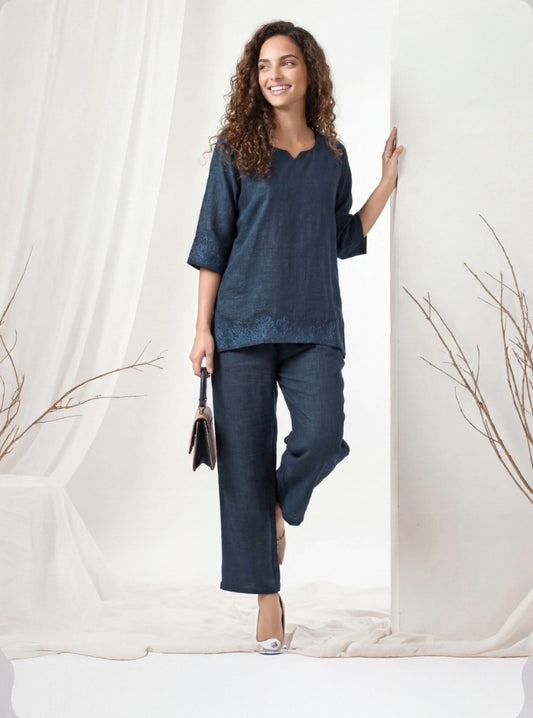 Breezy Linen Co-ord Set for Women | Ethnic &amp; Casual Wear | M to XXL