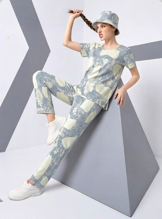 Hosiery Co-ord Set for Women | Soft Stretch Casuals | M to XXL